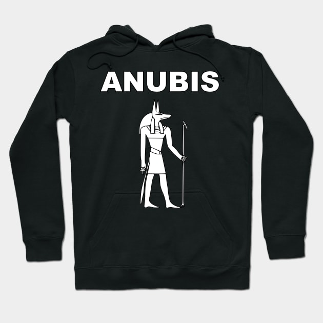 Anubis Ancient Egyptian God Hoodie by AgemaApparel